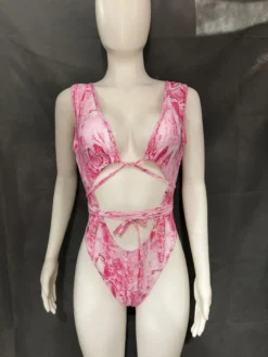 Sexy Leopard Snake Print One Pieces Swimsuit