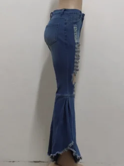 Fashion Hollow Out High Waist Design Jeans -Bambam Clothing Shop P 20210716093318674 142