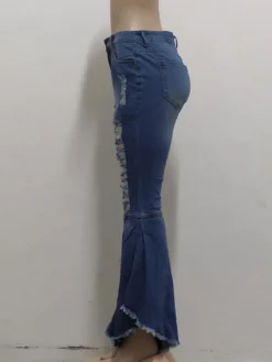 Fashion Hollow Out High Waist Design Jeans -Bambam Clothing Shop P 20210716093324878 115