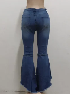 Fashion Hollow Out High Waist Design Jeans -Bambam Clothing Shop P 20210716093326389 574