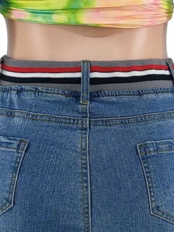 Fashion Mid Waist Casual Stretchable Short Pants -Bambam Clothing Shop P 20210922142016902 424