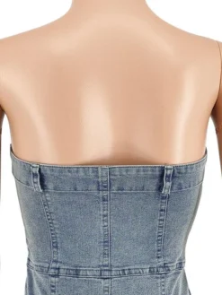 Sexy Off Shoulder Strapless Tie Wrap Jumpsuits -Bambam Clothing Shop P 20211110153431834 739