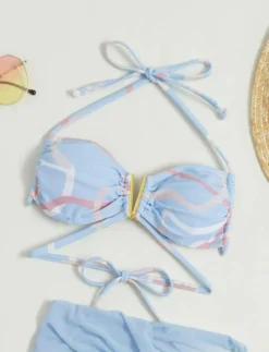 Summer Sexy Halter Lace Up Bikini -Bambam Clothing Shop P 20220318152747898 383