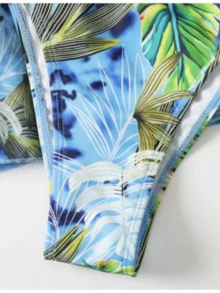 Summer Printed Halter Neck 2-Piece Bikini Swimwear -Bambam Clothing Shop P 20220331144739679 450