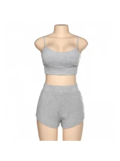 Casual Solid 2 Piece Short Sets For Women -Bambam Clothing Shop P 20220415165037768 887
