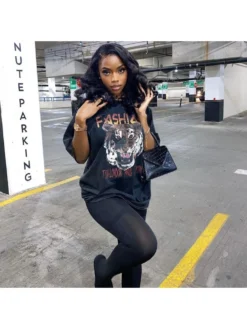 Fashion Casual Letter Printing Women's Half Sleeve T-Shirt -Bambam Clothing Shop P 20220418095638095 508