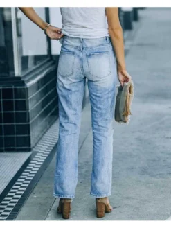 Casual Street Ripped Denim Jeans -Bambam Clothing Shop P 20220418201649404 590