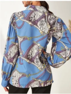 Designer Lantern Sleeve Ladies Full Sleeve Blouse -Bambam Clothing Shop P 20220426214538368 102
