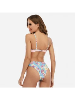 Women Sexy Sleeveless Printing Two-piece Bikinis -Bambam Clothing Shop P 20220521233143023 761