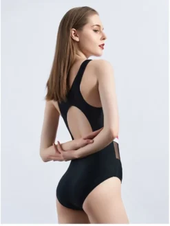 Sexy Gauze Patchwork Women's One-Piece Swimsuit -Bambam Clothing Shop P 20220522021643394 616