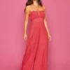 Fashion Backless Pure Color Jumpsuit