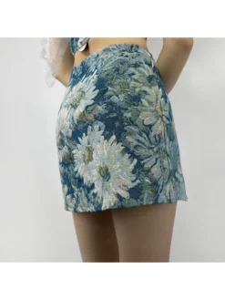 Embroidery Split Hem Skirt For Women -Bambam Clothing Shop P 20220705165008913 867