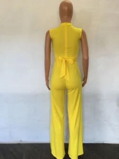 Sexy Pure Color Sleeveless Wide Leg Jumpsuit -Bambam Clothing Shop P 20220812094539536 694