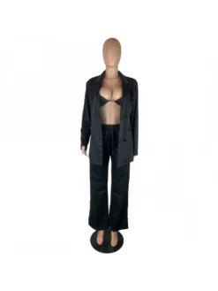Casual Pure Color Women's Three-Piece Suit -Bambam Clothing Shop P 20220830103959060 347