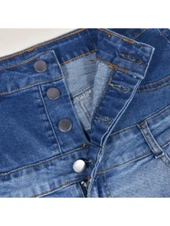 Fashion Blue Contrast Color Skirt For Women -Bambam Clothing Shop P 20230523113630057 509