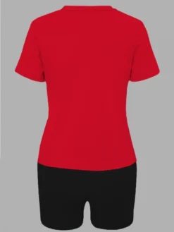 Red Printing Casual Trouser Set -Bambam Clothing Shop P 20230616113111137 984