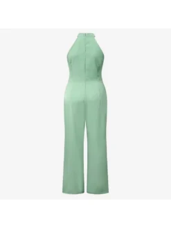 Casual Lace Up Green Jumpsuit Women -Bambam Clothing Shop P 20230620174542631 592