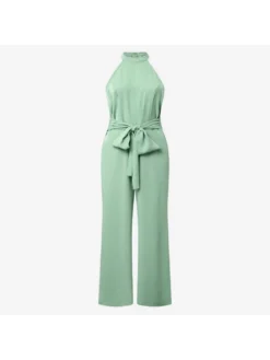 Casual Lace Up Green Jumpsuit Women -Bambam Clothing Shop P 20230620174544933 342