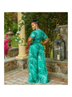 Women's Casual Hollowed Out Printing Jumpsuit -Bambam Clothing Shop P 20230712135924944 282