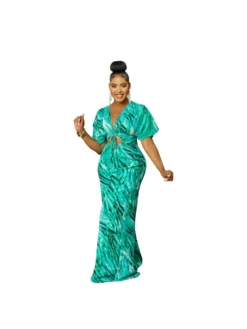 Women's Casual Hollowed Out Printing Jumpsuit -Bambam Clothing Shop P 20230712135927460 309