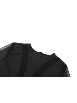 Women's Sexy See Through Patchwork Romper -Bambam Clothing Shop P 20230717163033075 398