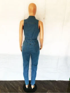 Sexy Slim Denim Sleeveless Jumpsuits -Bambam Clothing Shop P 20230724174645041 784