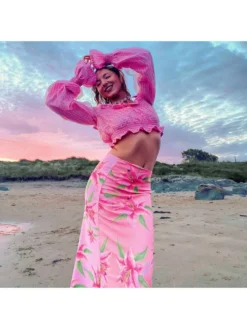 Fashion Printing High Waist Slim Skirts -Bambam Clothing Shop P 20230816133515425 606