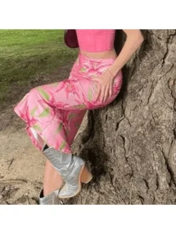 Fashion Printing High Waist Slim Skirts -Bambam Clothing Shop P 20230816133525677 333