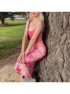 Fashion Printing High Waist Slim Skirts -Bambam Clothing Shop P 20230816133528210 781