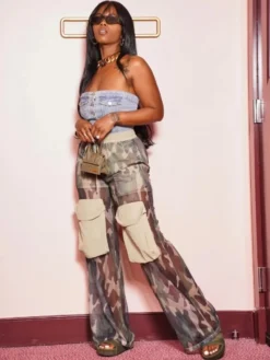 Camouflage Printed Splicing Work Pants -Bambam Clothing Shop P 20230822121624237 236