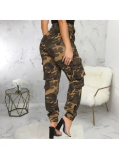 Camouflage High Rise Cargo Pants -Bambam Clothing Shop P 20230922104929329 450