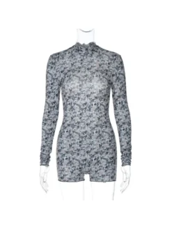 Lace Up Mid-rise Slim Rompers -Bambam Clothing Shop P 20231030111406845 352