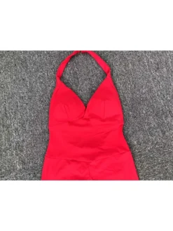 Halter V Neck Backless Yoga Jumpsuit -Bambam Clothing Shop P 20231115112530739 597