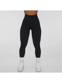 Striped Seamless Elasticity Yoga Four Piece Sets