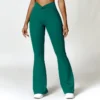 Solid Color High Rise Wide Leg Yoga Pants