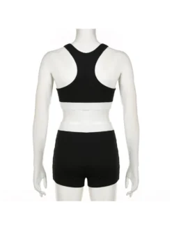 Colorblock Slim Elasticized Sporty Yoga Sets -Bambam Clothing Shop P 20231225125208209 117