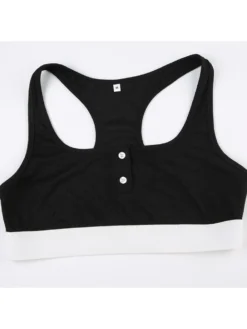 Colorblock Slim Elasticized Sporty Yoga Sets -Bambam Clothing Shop P 20231225125210712 597