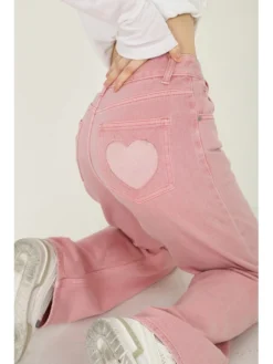 Patchwork Denim Loose Pants -Bambam Clothing Shop P 20240108161001626 504