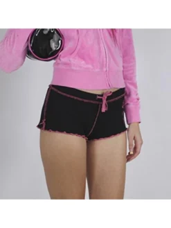 Bow Low Rise Micro-mini Shorts -Bambam Clothing Shop P 20240111140509495 239