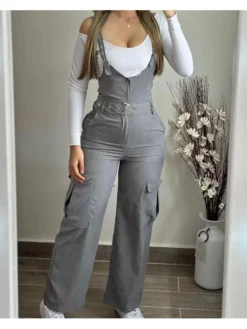 Print High Rise Loose Pants