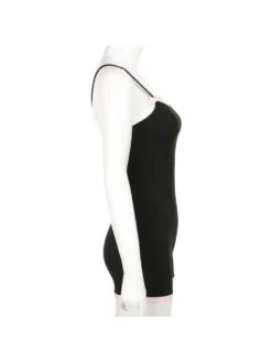 Bow Colorblock Patchwork Bodycon Rompers -Bambam Clothing Shop P 20240313092012823 555