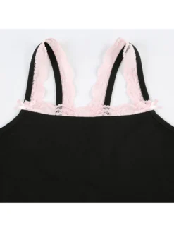 Bow Colorblock Patchwork Bodycon Rompers -Bambam Clothing Shop P 20240313092013992 777