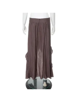 Irregular Stringy Selvedge High Rise Skirts -Bambam Clothing Shop P 20240314084017644 151