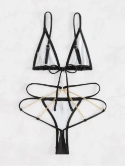 Chain Halter Tie-wrap Bikinis -Bambam Clothing Shop P 20240315154024712 816