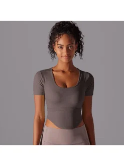 Hollow Out Pullover Sporty Yoga Top 16 Hollow Out Pullover Sporty Yoga Top -Bambam Clothing Shop P 20240326094504879 654