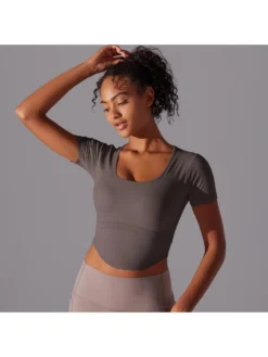 Hollow Out Pullover Sporty Yoga Top 18 Hollow Out Pullover Sporty Yoga Top -Bambam Clothing Shop P 20240326094506234 844