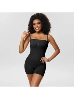 Solid Color Spaghetti Straps Bodycon Rompers -Bambam Clothing Shop P 20240401141009827 203