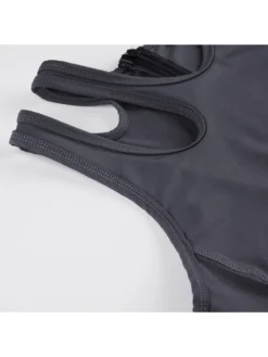 Patchwork Hollow Out Asymmetrical Rompers -Bambam Clothing Shop P 20240407164512030 333