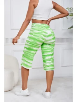 Colorblock Tie Dye Denim Shorts -Bambam Clothing Shop P 20240408173505091 272