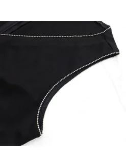 Patchwork High Rise Straight Jumpsuits -Bambam Clothing Shop P 20240418141506697 446